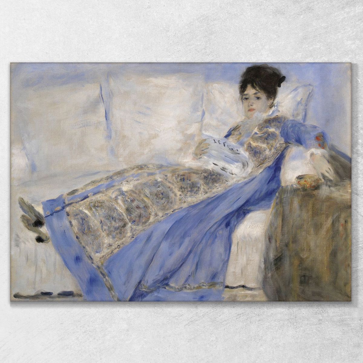 Portrait Of Madame Claude Monet Pierre-Auguste Renoir par94 canvas print 
