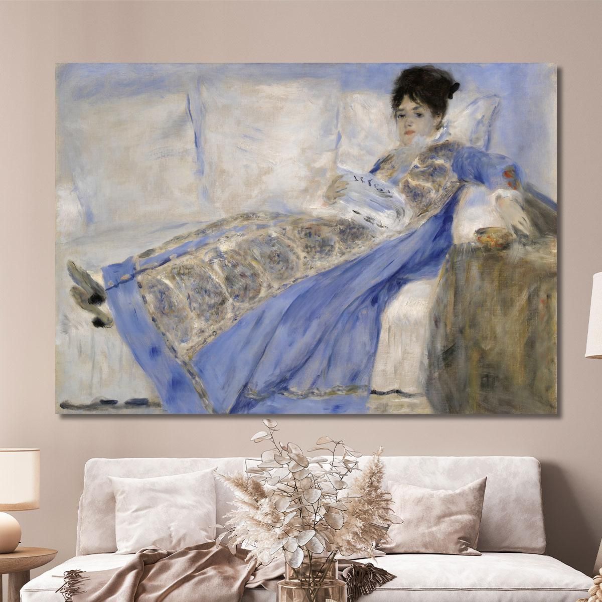 Portrait Of Madame Claude Monet Pierre-Auguste Renoir par94 canvas print 