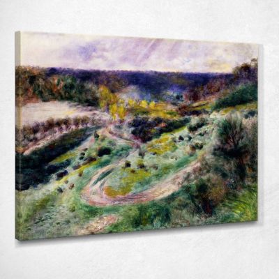 Road At Wargemont Pierre-Auguste Renoir par99 canvas print 