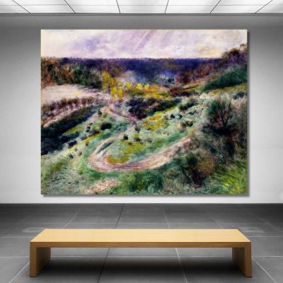 Road At Wargemont Pierre-Auguste Renoir par99 canvas print 