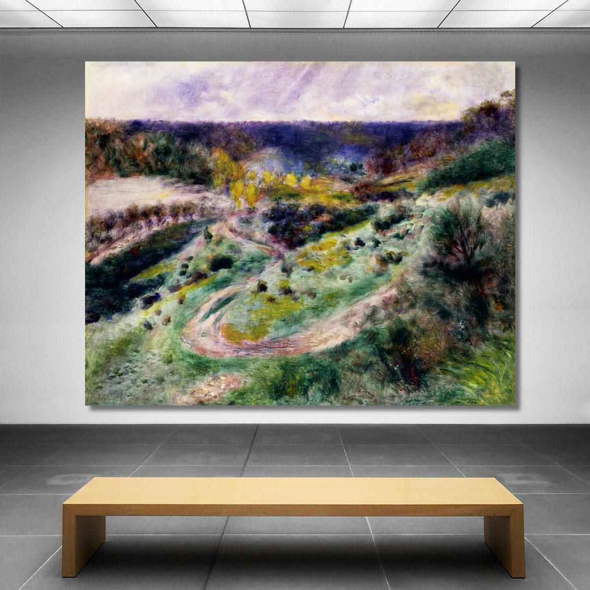 Road At Wargemont Pierre-Auguste Renoir par99 canvas print 