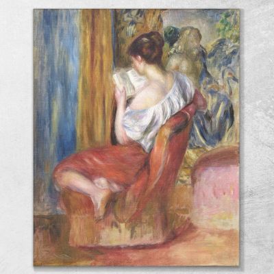 Reading Woman 1900 Pierre-Auguste Renoir par100 canvas print 