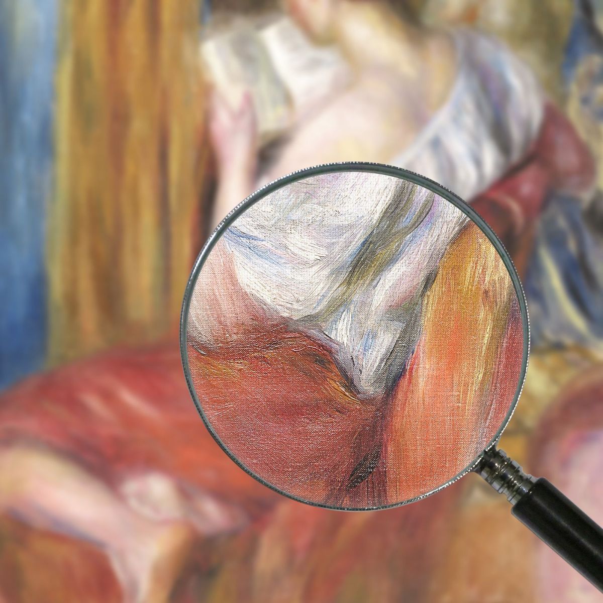 Reading Woman 1900 Pierre-Auguste Renoir par100 canvas print