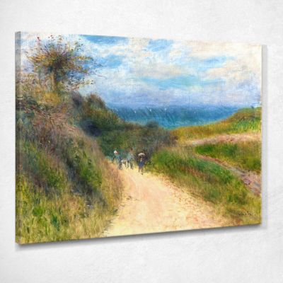Road To Berneval 1880 Pierre-Auguste Renoir par103 canvas print 