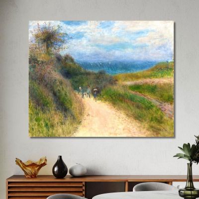 Road To Berneval 1880 Pierre-Auguste Renoir par103 canvas print 