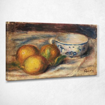 Still-Life With Lemons And A Cup 1910 Pierre-Auguste Renoir par104 canvas print 