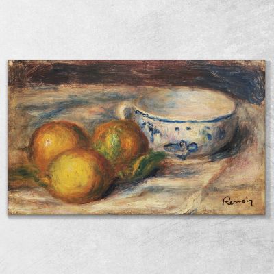 Still-Life With Lemons And A Cup 1910 Pierre-Auguste Renoir par104 canvas print 