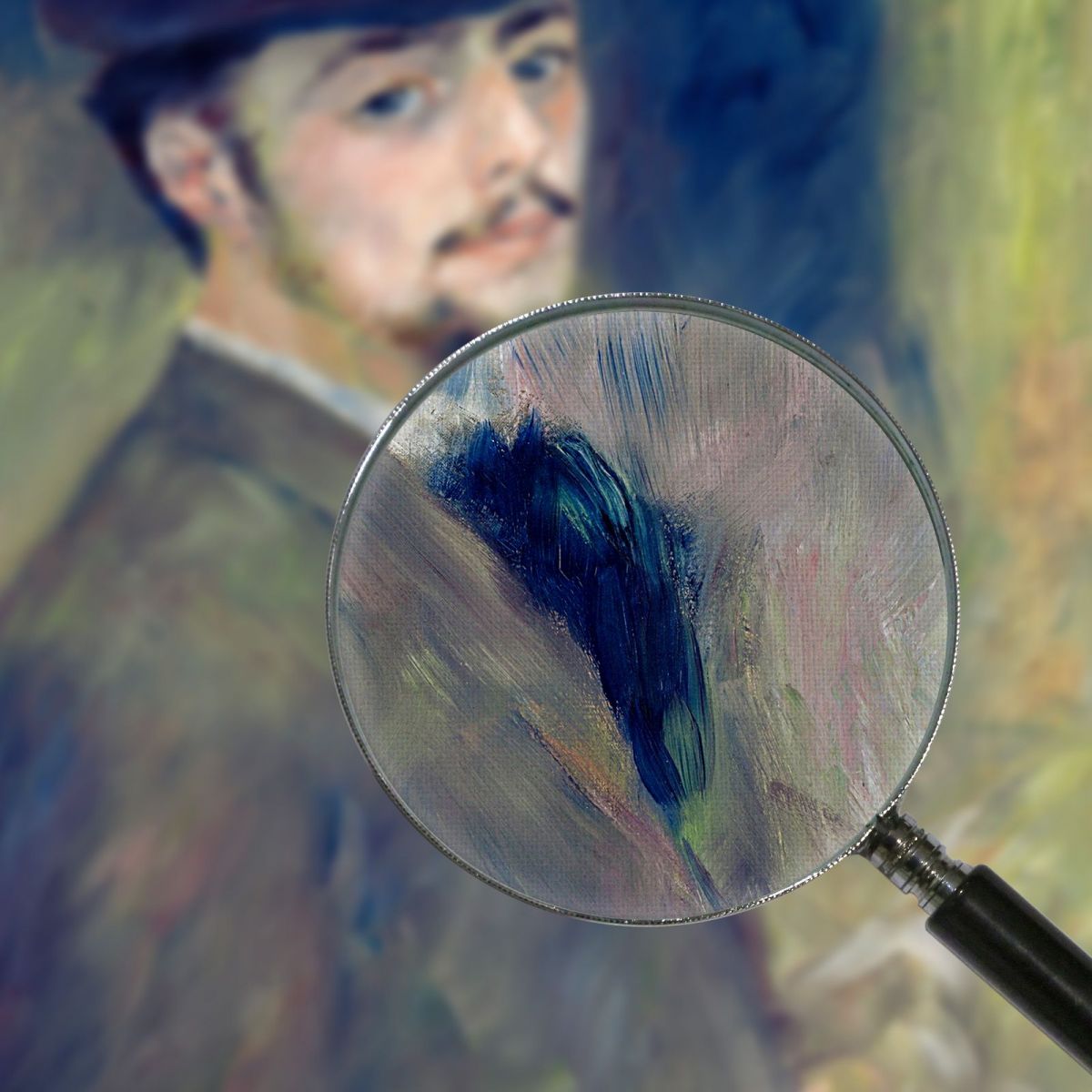 Self-Portrait 1876 Pierre-Auguste Renoir par110 canvas print