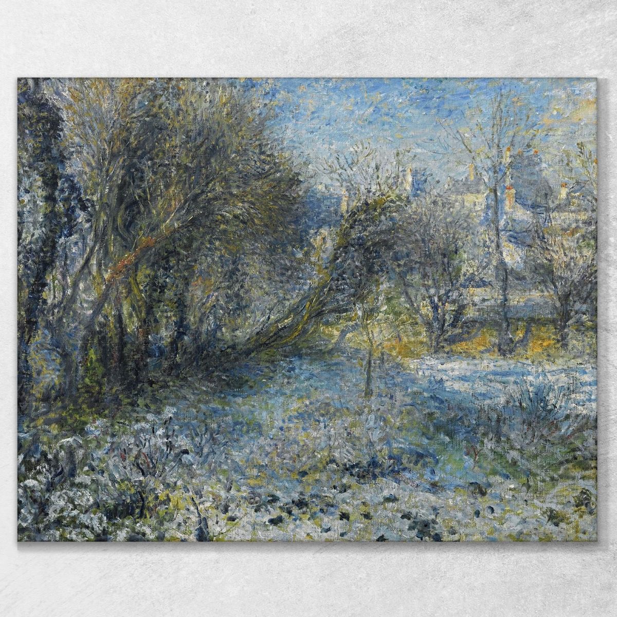 Snow-Covered Landscape Pierre-Auguste Renoir par111 canvas print 