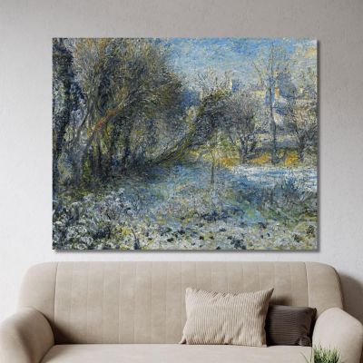 Snow-Covered Landscape Pierre-Auguste Renoir par111 canvas print 