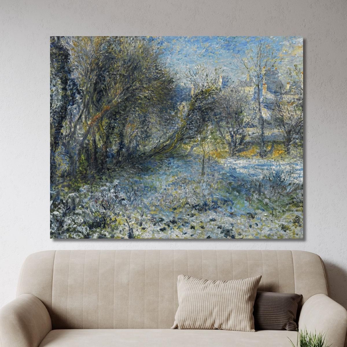 Snow-Covered Landscape Pierre-Auguste Renoir par111 canvas print 
