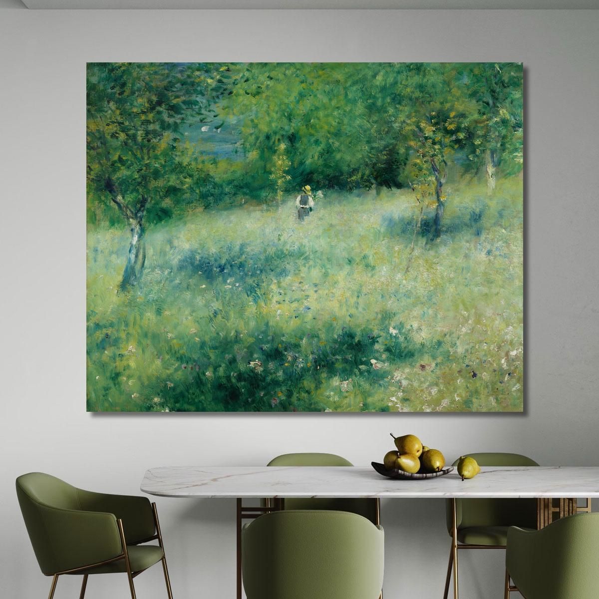 Spring At Chatou 1873 Pierre-Auguste Renoir par112 canvas print 
