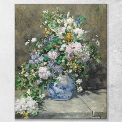 Spring Bouquet 1866 Pierre-Auguste Renoir par113 canvas print 