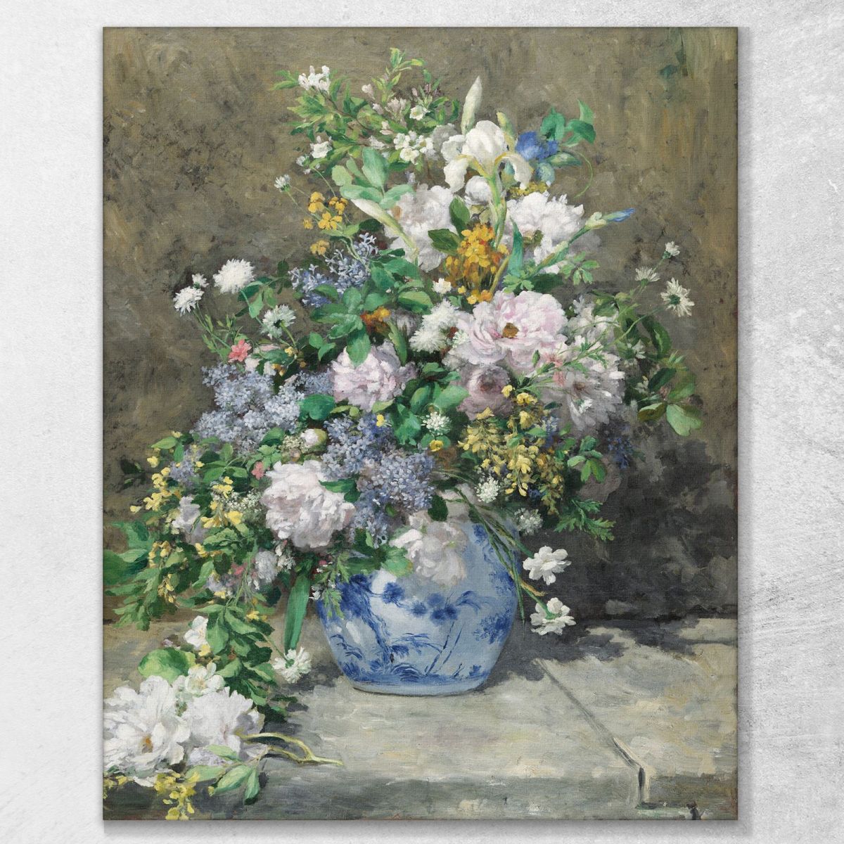 Spring Bouquet 1866 Pierre-Auguste Renoir par113 canvas print 