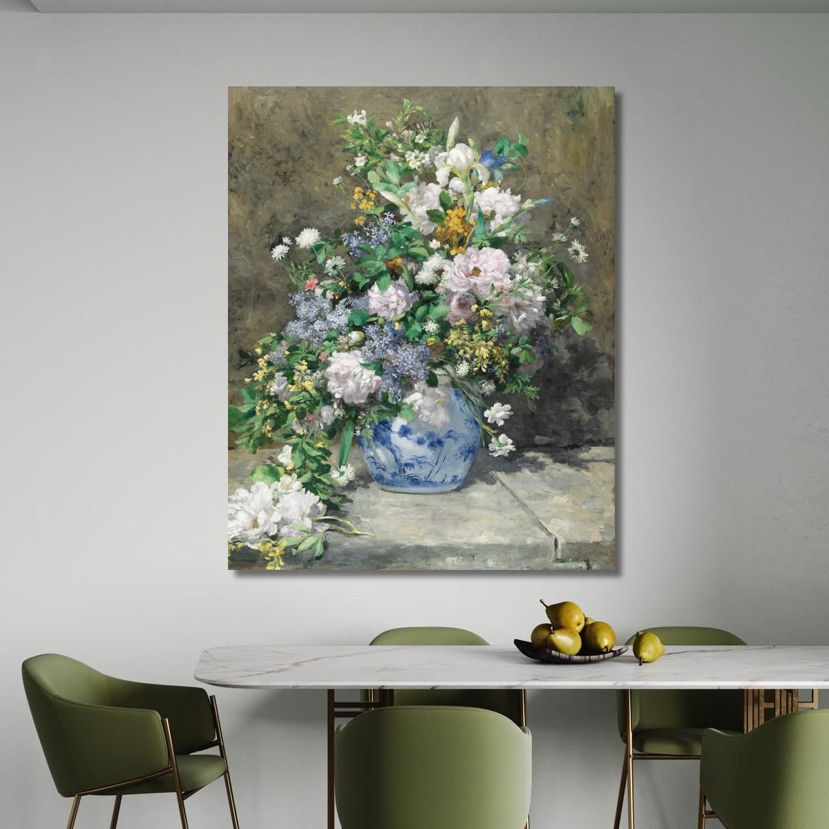 Spring Bouquet 1866 Pierre-Auguste Renoir par113 canvas print 