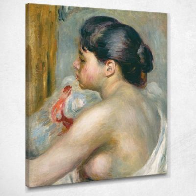 Dark-Haired Woman Pierre-Auguste Renoir par115 canvas print 