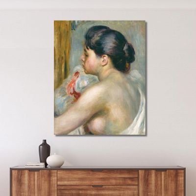 Dark-Haired Woman Pierre-Auguste Renoir par115 canvas print 