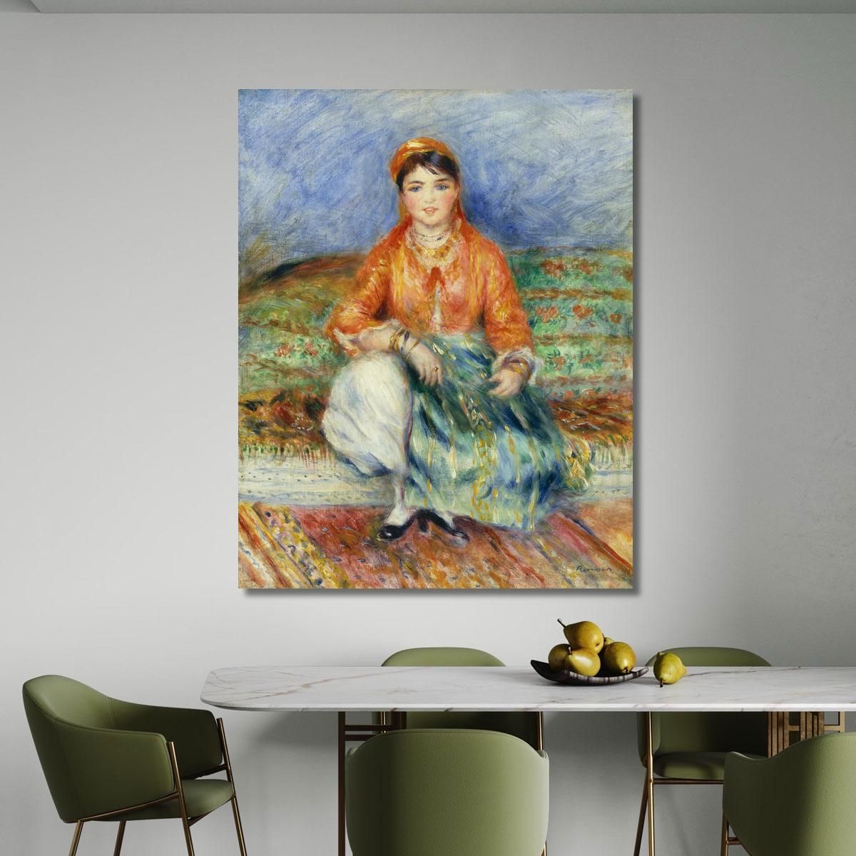 Algerian Girl Pierre-Auguste Renoir par118 canvas print 