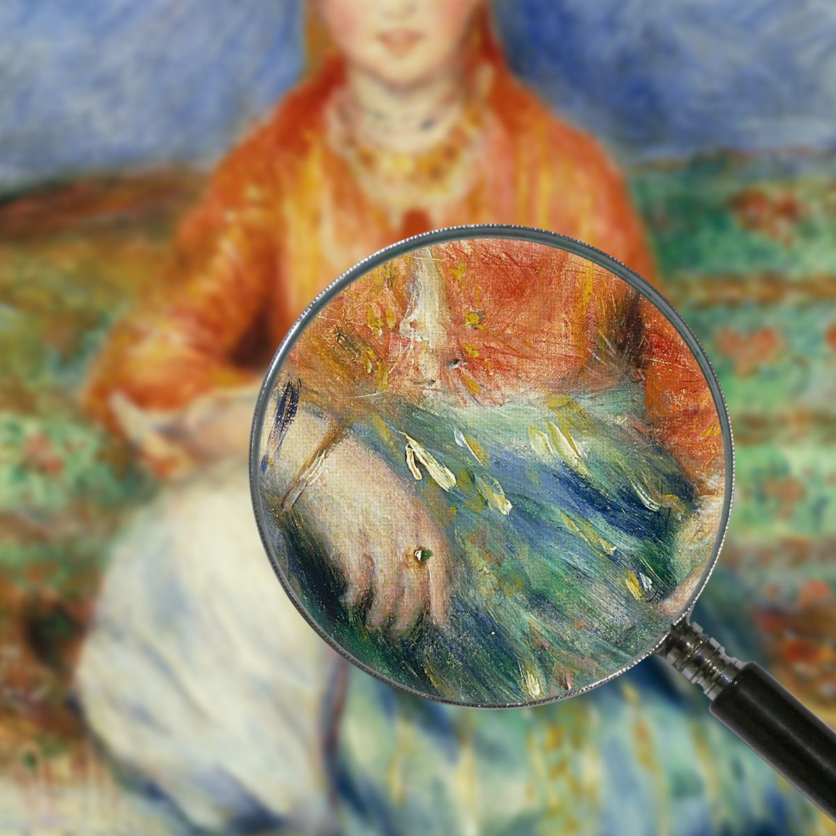 Algerian Girl Pierre-Auguste Renoir par118 canvas print