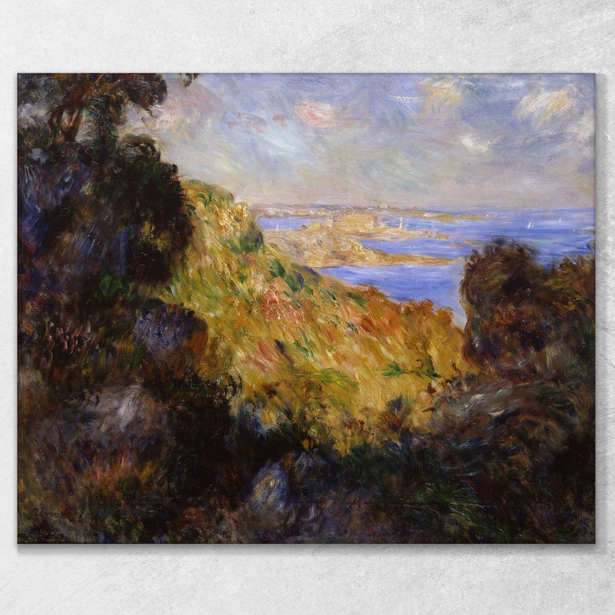 Bath Of Salerno Pierre-Auguste Renoir par119 canvas print 