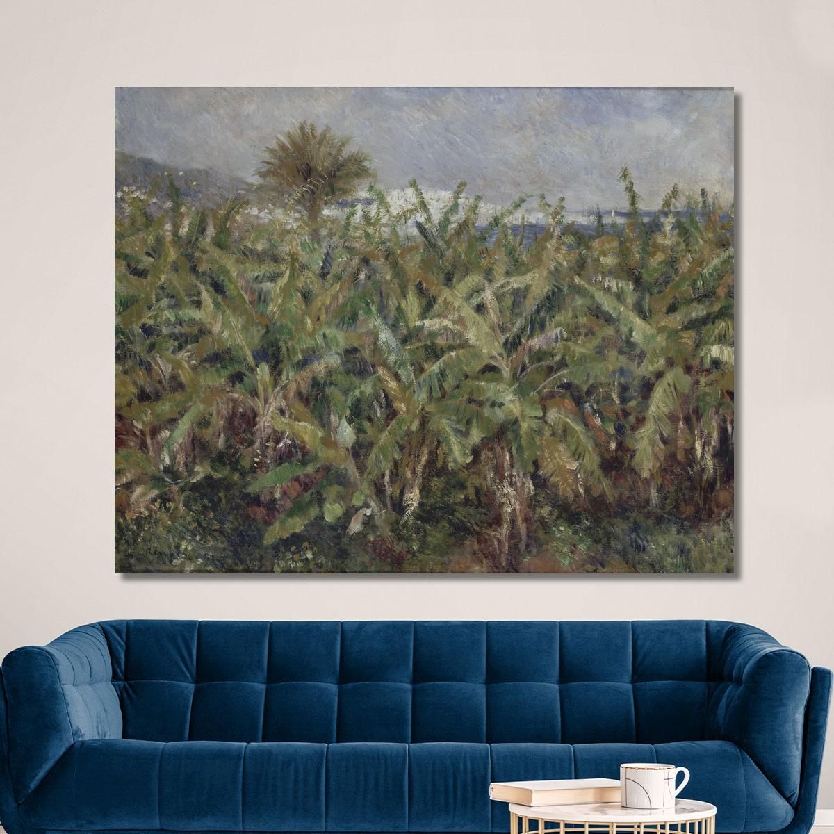 Field Of Banana Trees Pierre-Auguste Renoir par120 canvas print 