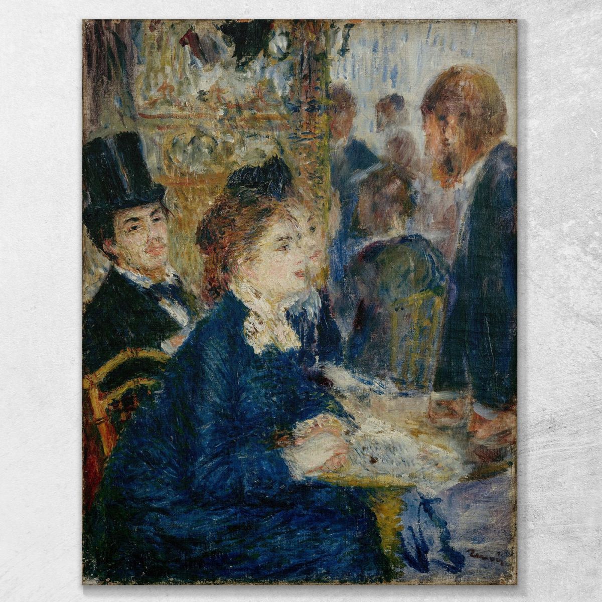 In The Cafe Pierre-Auguste Renoir par121 canvas print 