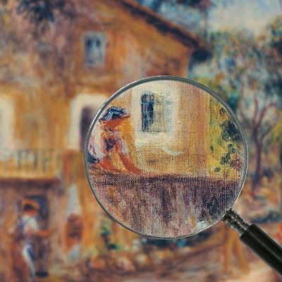 The House Of Les Collettes In Cagnes Pierre-Auguste Renoir par122 canvas print