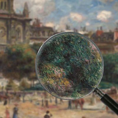 Square Of Saint Trinity In Paris Pierre-Auguste Renoir par123 canvas print