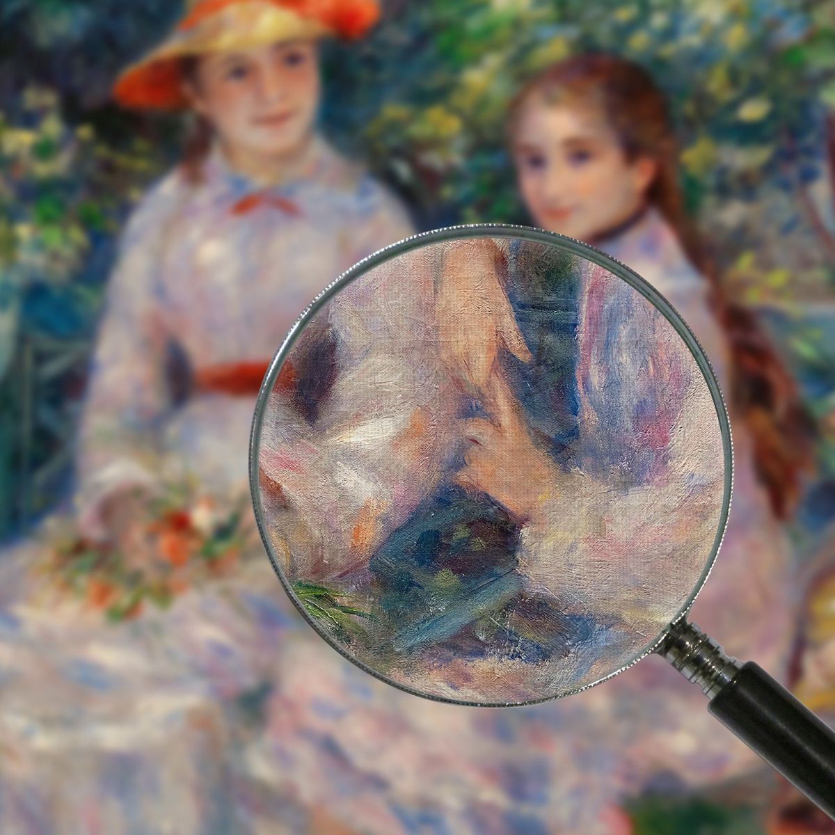 The Daughters Of Durand-Ruel Pierre-Auguste Renoir par126 canvas print