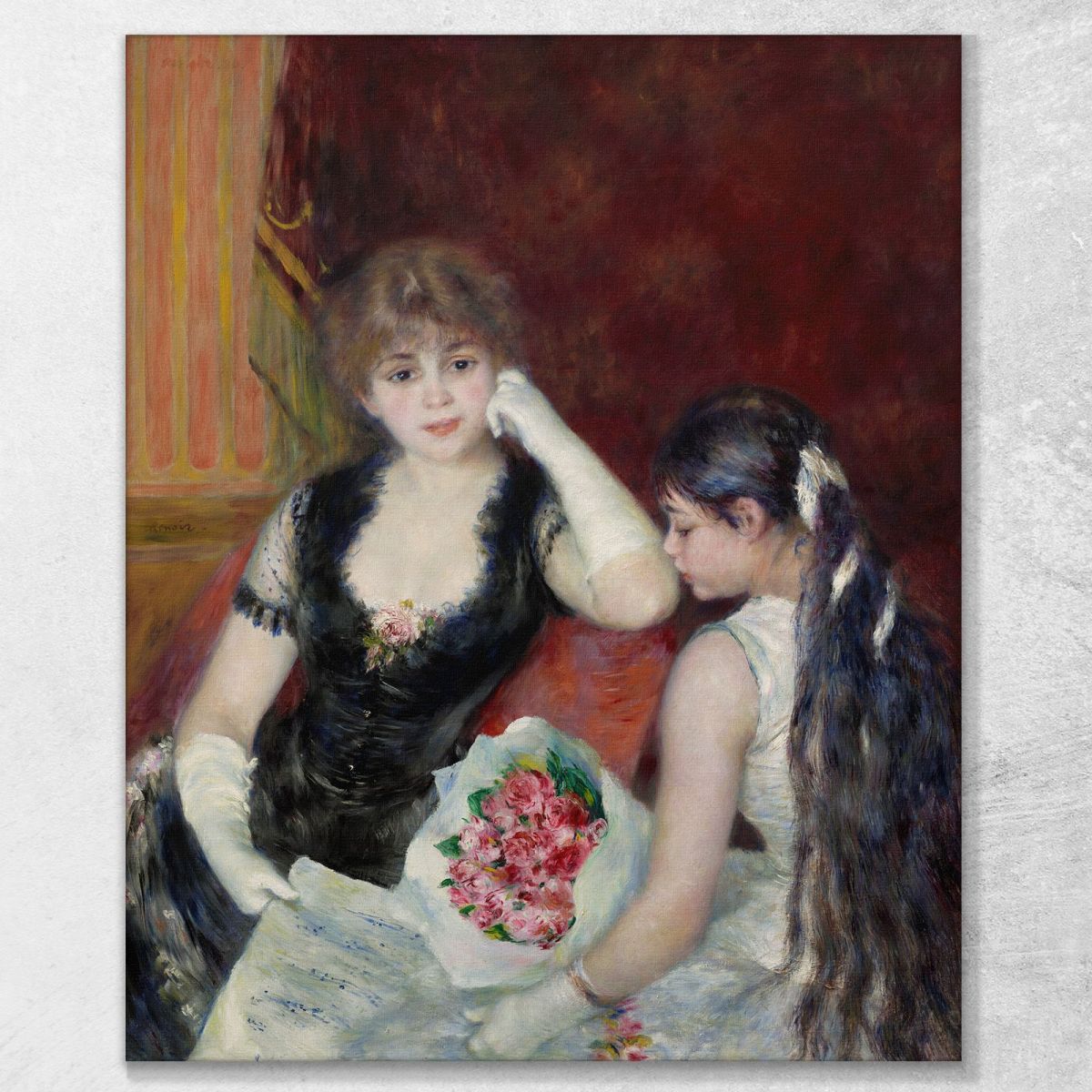 A Box At The Theater At The Concert Pierre-Auguste Renoir par129 canvas print 