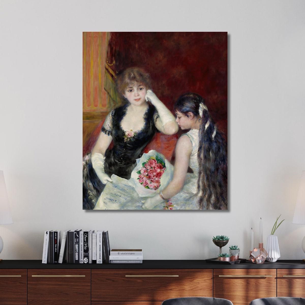 A Box At The Theater At The Concert Pierre-Auguste Renoir par129 canvas print 