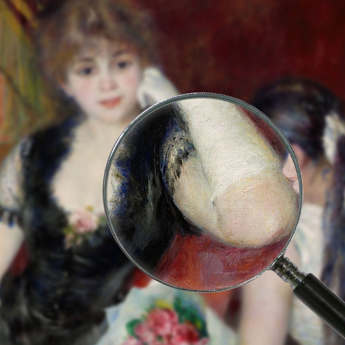 A Box At The Theater At The Concert Pierre-Auguste Renoir par129 canvas print