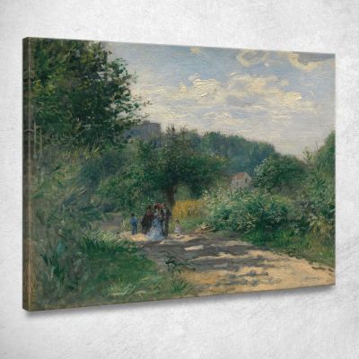 A Road In Louveciennes Pierre-Auguste Renoir par130 canvas print 