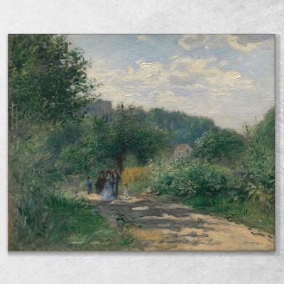 A Road In Louveciennes Pierre-Auguste Renoir par130 canvas print 
