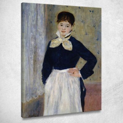 A Waitress At Duval S Restaurant Pierre-Auguste Renoir par131 canvas print 