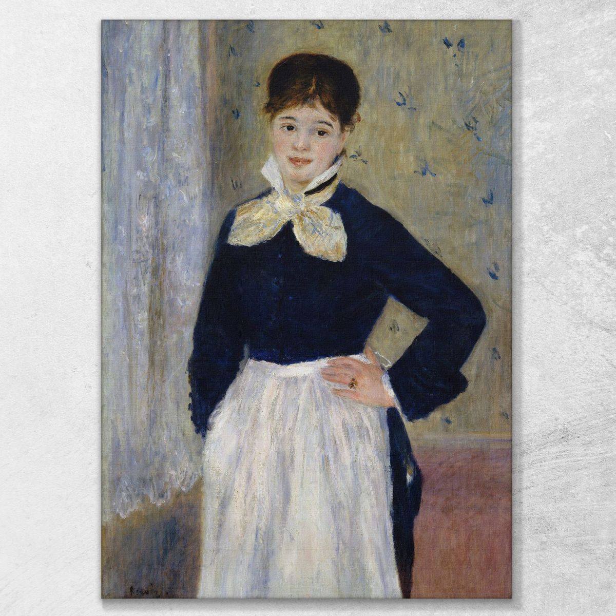 A Waitress At Duval S Restaurant Pierre-Auguste Renoir par131 canvas print 