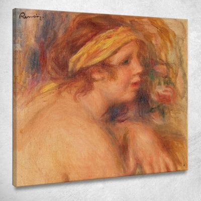 Andrée With The Yellow Turban Fragment Pierre-Auguste Renoir par139 canvas print 