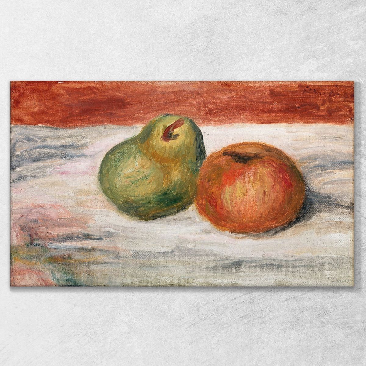 Apple And Pear Apple And Pear Pierre-Auguste Renoir par144 canvas print 