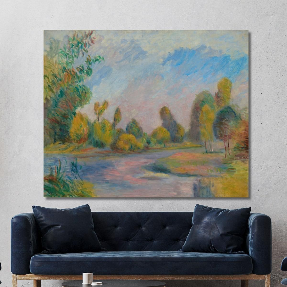 Along The River Pierre-Auguste Renoir par148 canvas print 