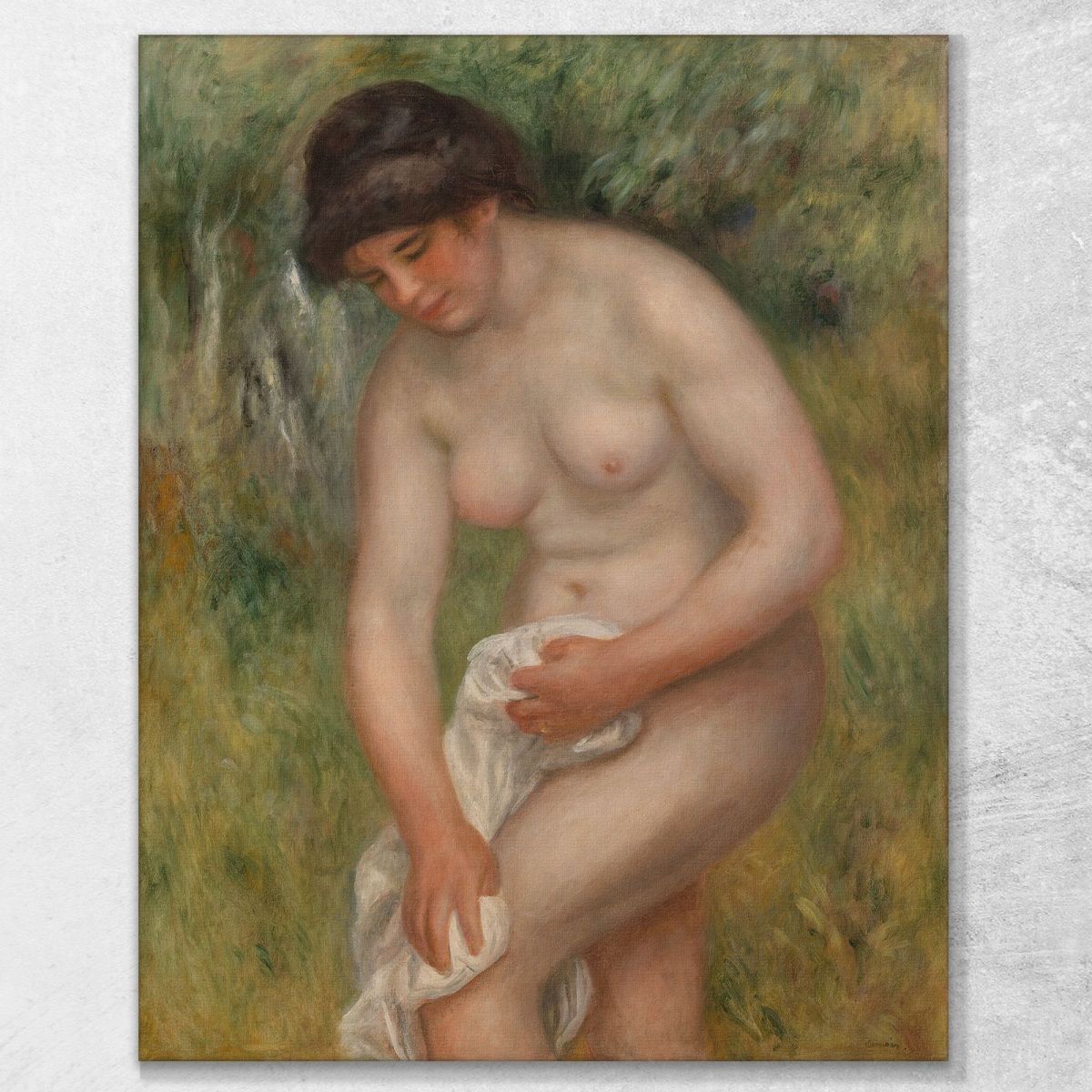 Bather Drying Herself Pierre-Auguste Renoir par159 canvas print 