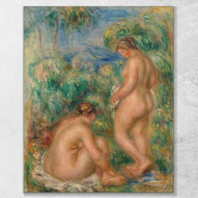 Bathing Women Pierre-Auguste Renoir par163 canvas print 