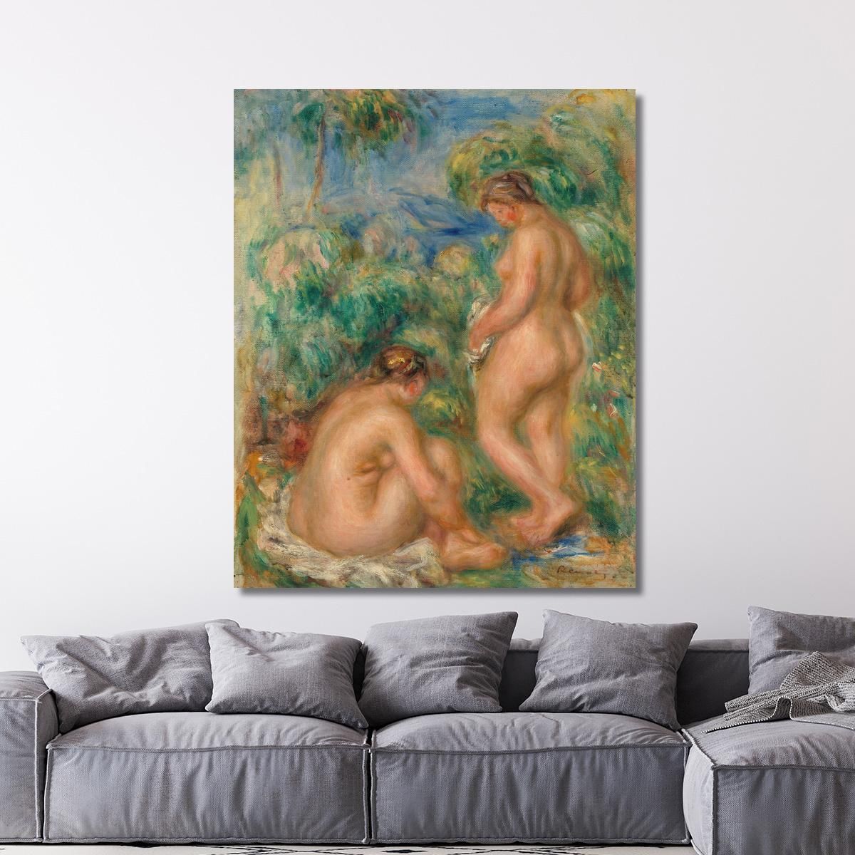 Bathing Women Pierre-Auguste Renoir par163 canvas print 