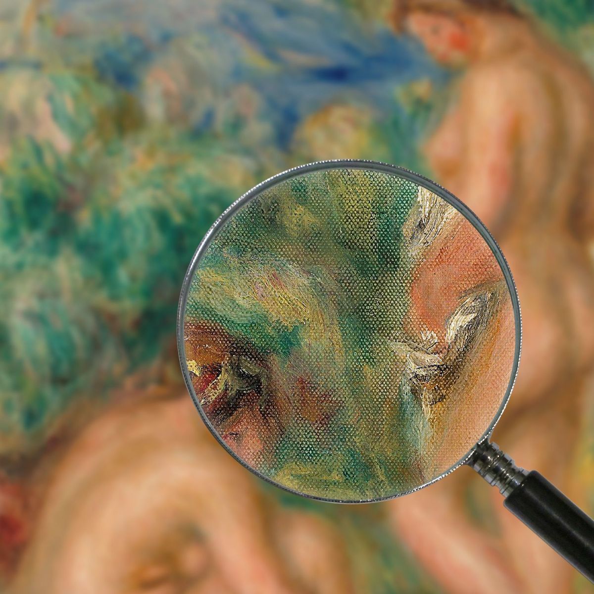 Bathing Women Pierre-Auguste Renoir par163 canvas print