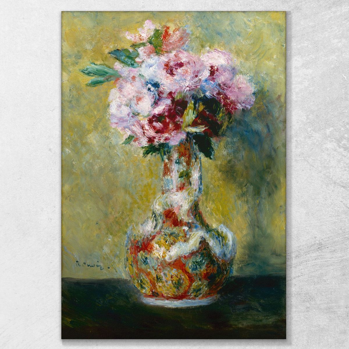 Bouquet In A Vase Pierre-Auguste Renoir par168 canvas print 