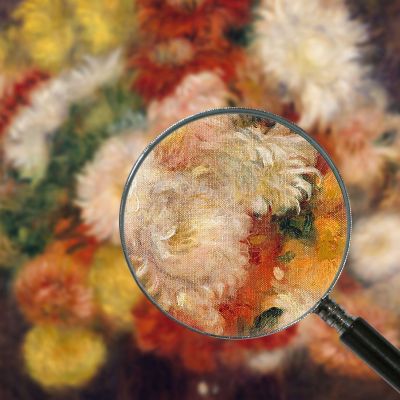 Bouquet Of Chrysanthemums Pierre-Auguste Renoir par169 canvas print