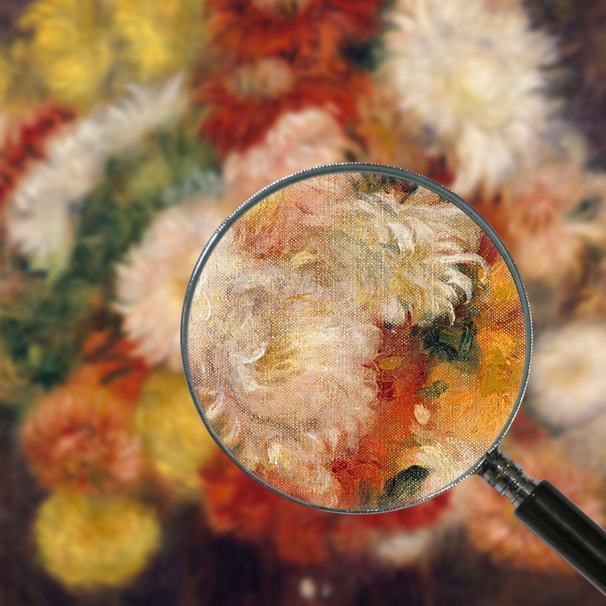 Bouquet Of Chrysanthemums Pierre-Auguste Renoir par169 canvas print