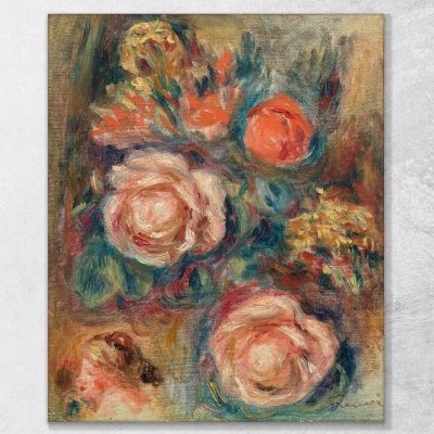 Bouquet Of Roses Pierre-Auguste Renoir par170 canvas print 