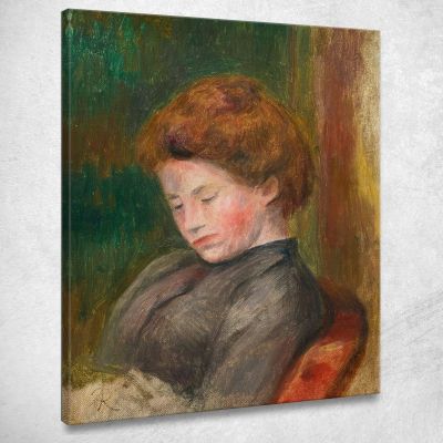 Bust Of Woman Pierre-Auguste Renoir par175 canvas print 