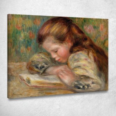 Child Reading Child Reading Pierre-Auguste Renoir par178 canvas print 