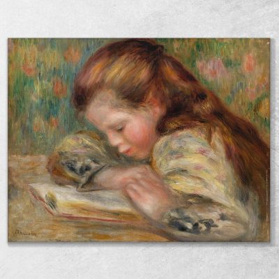 Child Reading Child Reading Pierre-Auguste Renoir par178 canvas print 